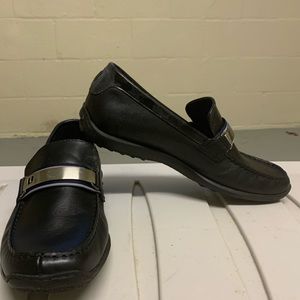 Unlisted Black leather casual shoes